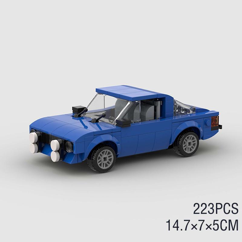 MOC City Speed Sport Racing Car Model Building Blocks Convertible Super Race Bricks Rally Vehicle Toy Technical Christmas Gift