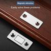 Ultra Thin Cabinet Door Magnets Duty Magnet Catches With Strong Magnetic Cabinet Suction For Furniture Cabinets Shutter Closet Furniture Wardrobe Door