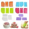 Cake Cream Scraper, Pasty Cutters, Irregular Teeth Edge DIY Smoother, 3PCS/Lot Dough Cake Cutter Slicer Spatula
