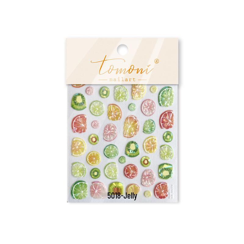 

Томони Японские Гелевые Наклейки для Ногтей: Сочные фрукты Ручная работа DIY Ювелирные аксессуары