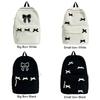 Cute Bowknot Aesthetic Backpack Lightweight Casual Travel Daypack Student Rucksack for Girls Women High School College Work