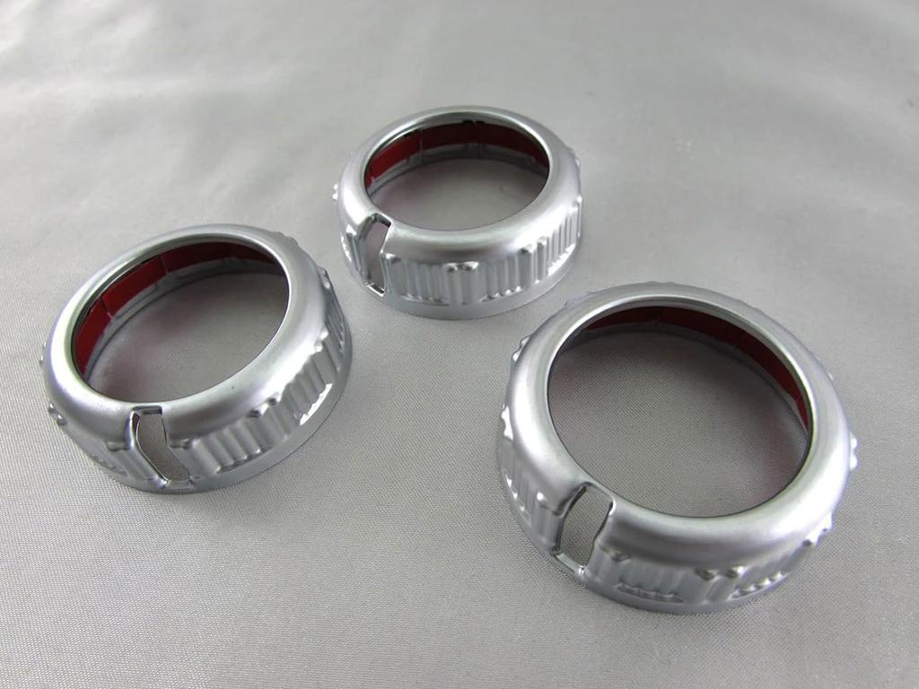 BRIGHTZ Mitsubishi Fuso Bluetec Canter Satin Silver Plated Air Conditioner Dial Ring [TRUCK-S-077] Bluetec Canter