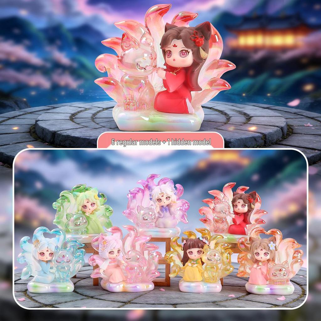 Guochao Hanfu Mädchen Figur: Frühlingsbrise Blind Box Sammlerstück – verträumte Dekoration & Geschenk