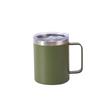 12oz Stainless Steel Vacuum Insulated Tumbler with Transparent Lid and Handle