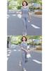 Summer Sportswear Set for Women Aged 40-50: Short-Sleeve T-Shirt & Casual Two-Piece Outfit