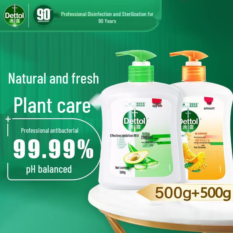 

Dettol Antibacterial Hand Wash Twin Pack