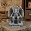 3D-gedruckte PLA-Bastelarbeiten Thron Cthulhu-Statue, Gotische Harzfigur für Regal & Schreibtisch Lovecraftianische Dekoration Dekoration, Tentakelmonster Dunkle Fantasy-Figur,