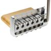 Musiclily Ultra 10.5mm Pitch Full Brass 6 Screw PRS Style Tremolo Unit Bridge Knife Edge for Strat Style Electric Guitar, Chrome