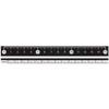 Raymay Fujii Easy-to-Read Black and White Ruler, 15cm, Black, APJ188B