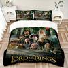 Lord of the Rings Two Towers Print 3Pcs Bedding Set,Duvet Cover with 2 Bedro,Pillowcase Home Birthday Gift