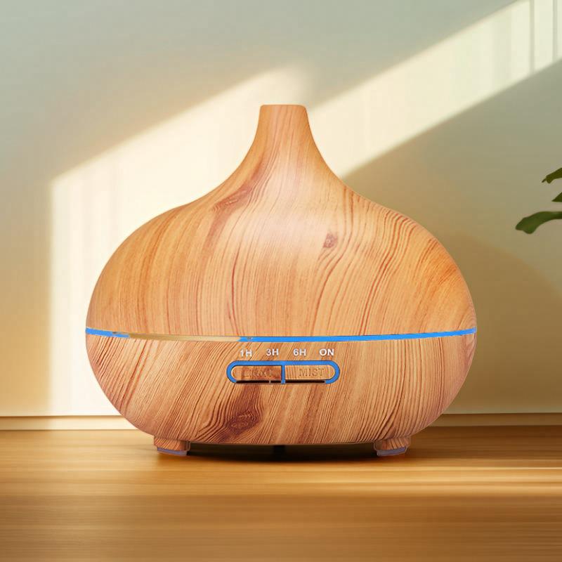 550ml Onion Aroma Diffuser with Seven-Color Light - Bedroom Humidifier and Essential Oil Diffuser