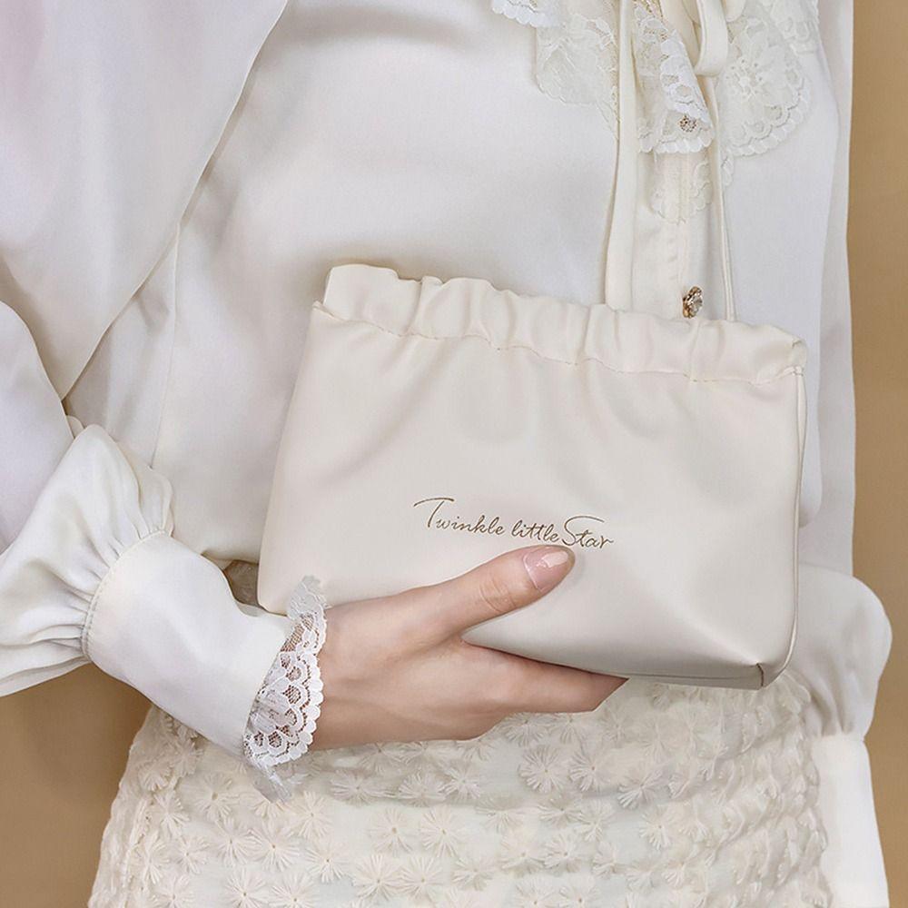 PU Leather Coin Purse Self-closing Lipstick Cosmetic Bag Travel Accessories Shrapnel Bag