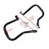 Guard Crash Bar Rear Saddlebag Guards For Harley Davidson Softail Heritage Classic Springer Deluxe FLSTN FLSTC 00-17
