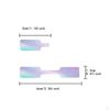 1 Roll 500 Pieces Jewelry Price Tags Stickers Self Sticky Accessories Blank Label for Necklace