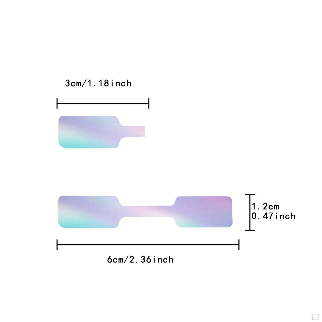 1 Roll 500 Pieces Jewelry Price Tags Stickers Self Sticky Accessories Blank Label for Necklace