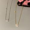 Summer Sparkling Zirconia Necklace – Elegant Clavicle Chain with Light Luxury Design, Sweet and Versatile for Women