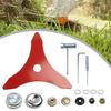 3 Tooth Design Brush Cutter Cutting Plate Grass Cutter Lawn Mower Cutter  Grass Trimming