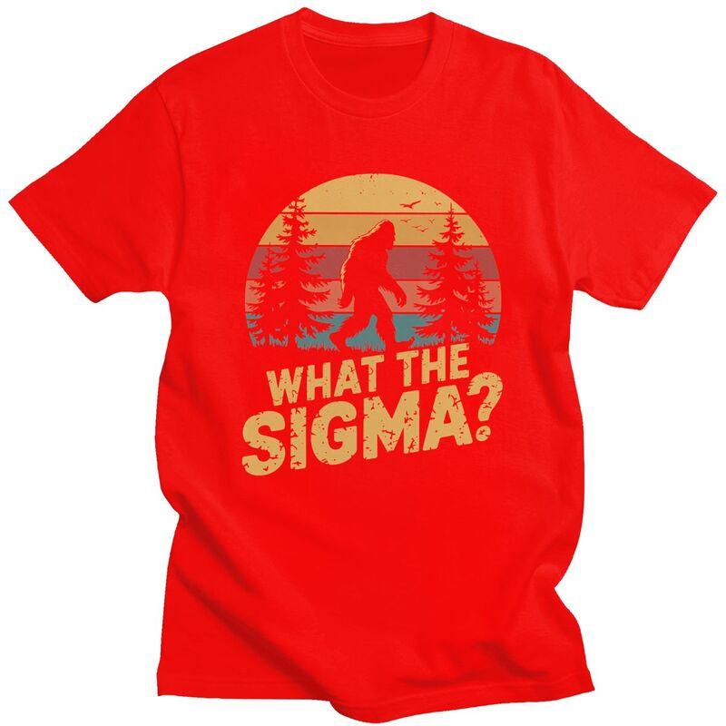 

Custom Trendy Bruh What The Sigma Bigfoot Meme T Shirt Men Short Sleeves 100 Cotton Tshirt Humor Sarcastic Quote Tee Tops S