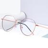 Retro Polygonal Glasses Frame Female Optical Glasses Frame Male with Myopia Glasses Tide Flat Mirror Small Face