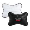 1/2Pcs Leather Car Interior Seat Headrest Neck Pillow Car Accessories For Audi C7 C6 C5 B5 B6 B7 B8 B9 D3 Q3 Q5 Q7 TT A1 A3 A4 A5