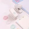 KW-trio Portable Mushroom Hole Puncher Loose-leaf Hole Puncher Disc Ring Binding Cutter T-type Paper Puncher Stationery Supplies