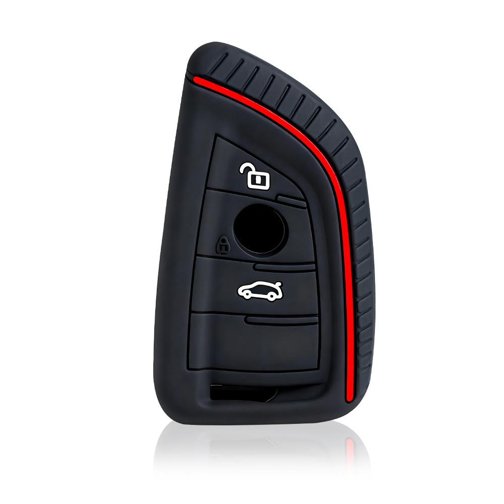 

For Bmw 1 2 3 4 5 6 7 X1 X2 2014 Silicone 3 Button Key Cover Case Holder Protect Shell Car Accessories