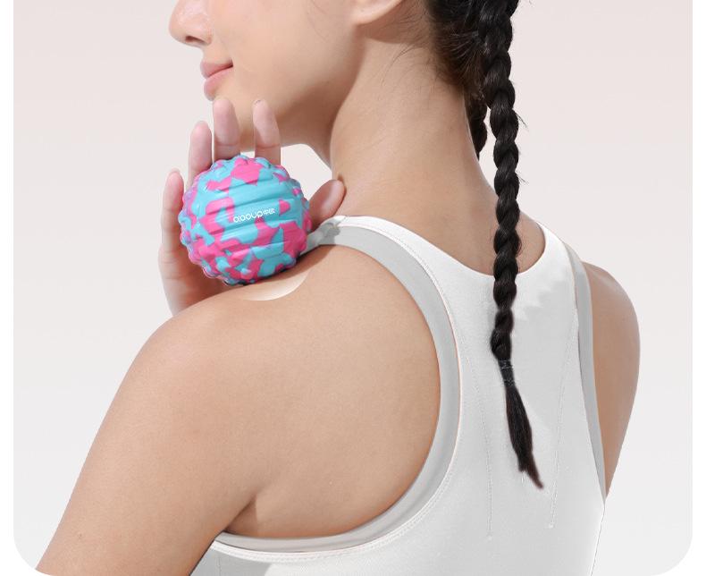 Plantar Fasciitis and Muscle Relaxation Peanut Massage Ball for Foot, Ankle, Shoulder, and Yoga Meridian Therapy