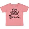 Inktastic Grandma Grandpa Love Me Arrow Baby T-Shirt Clothing Clothes Grandkids