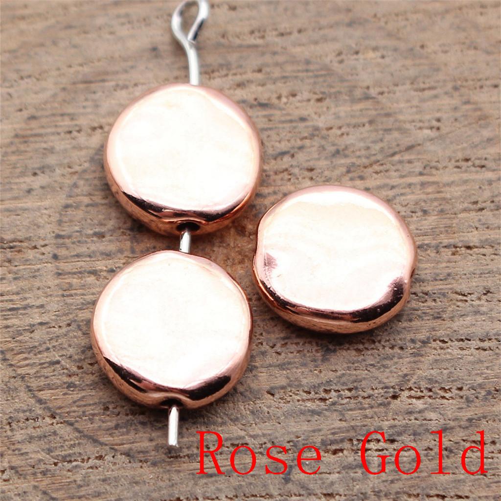 Charms Piatto Torsione Foro Grande Perline Sfuse Per Braccialetto Collana Gioielli Fabbricazione Componenti