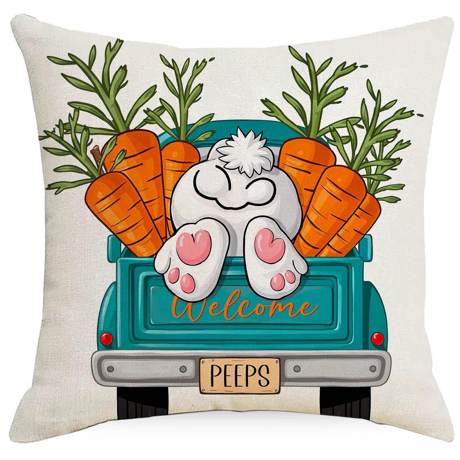 

New Easter Sofa Pillowcase Nordic Simple Versatile Seats Bedroom Bedside Pillowcase 45 * 45Cm