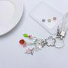 Fünfzackige Sternanhänger Anhängeetiketten Acryl Schleife Lanyard Schlüsselanhänger Schmuck