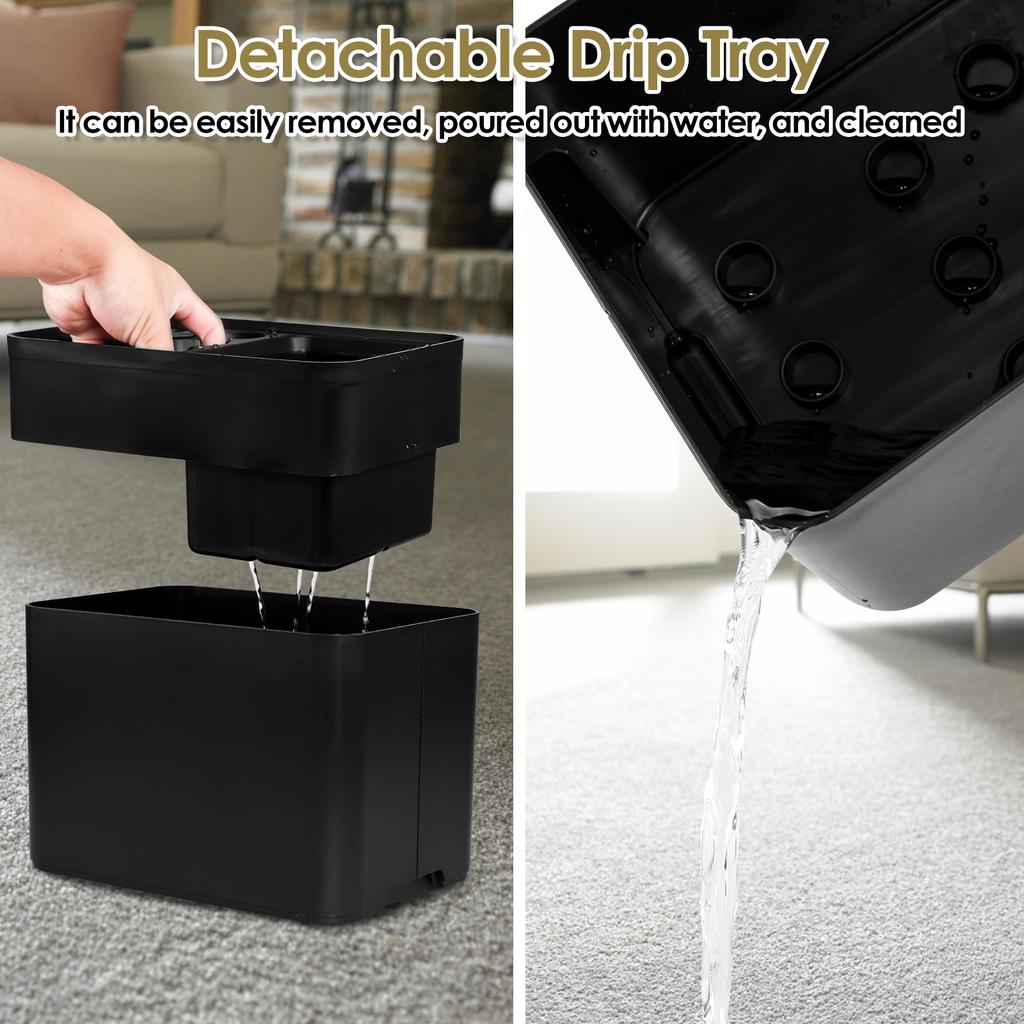 Regenschirm-Organizer-Gestell, Schirmständer mit abnehmbarer Tropfschale, rutschfester Basis, platzsparender Aufbewahrungshalter für den Haushalt