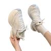 2025 summer new thick-soled heightening dad shoes women's breathable mesh hollow mesh sports versatile casual running shoes