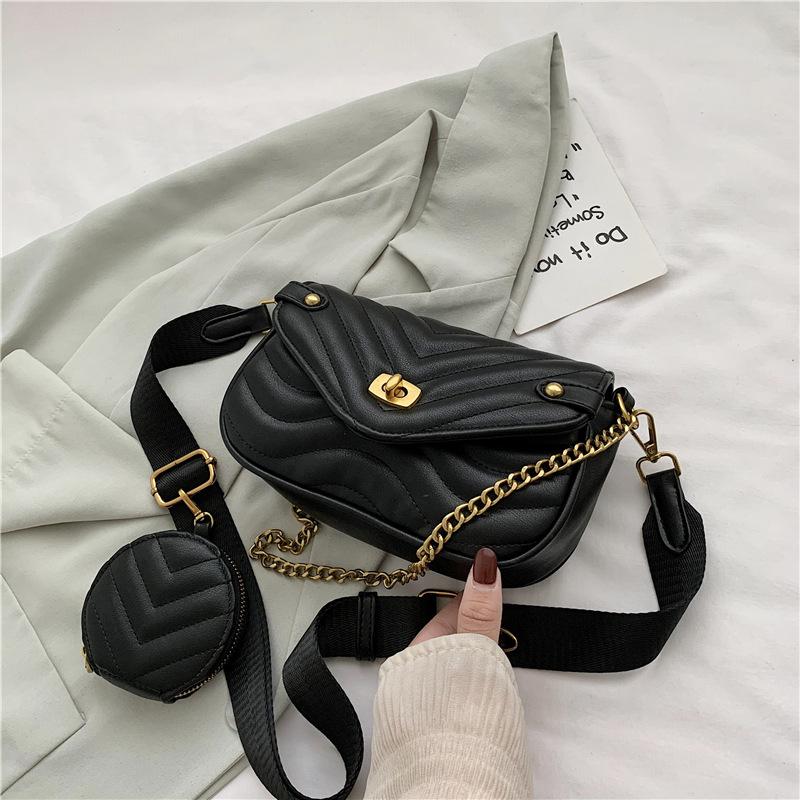 French Texture Popular Small Bag Women's 2020 New Trendy Internet Celebrity Summer Shoulder Bag Premium Chain Messenger Bag