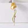 Enamel Tulip Brooches For Women Flower Wedding Office Party Brooch Pins Gift
