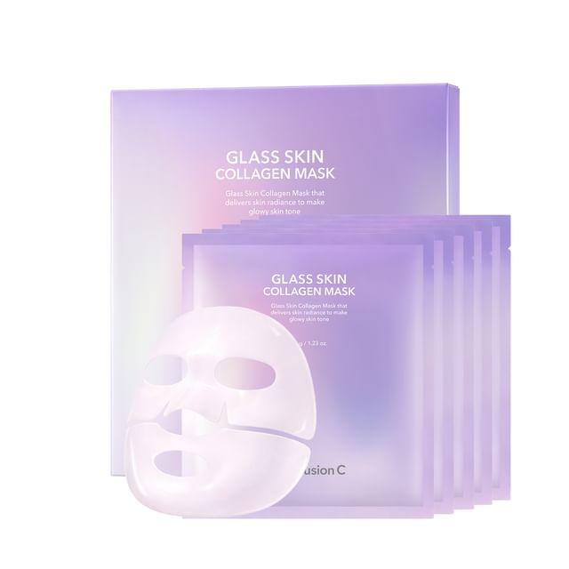 Cell Fusion C - Glass Skin Collagen Mask Set 35g x 5 sheets