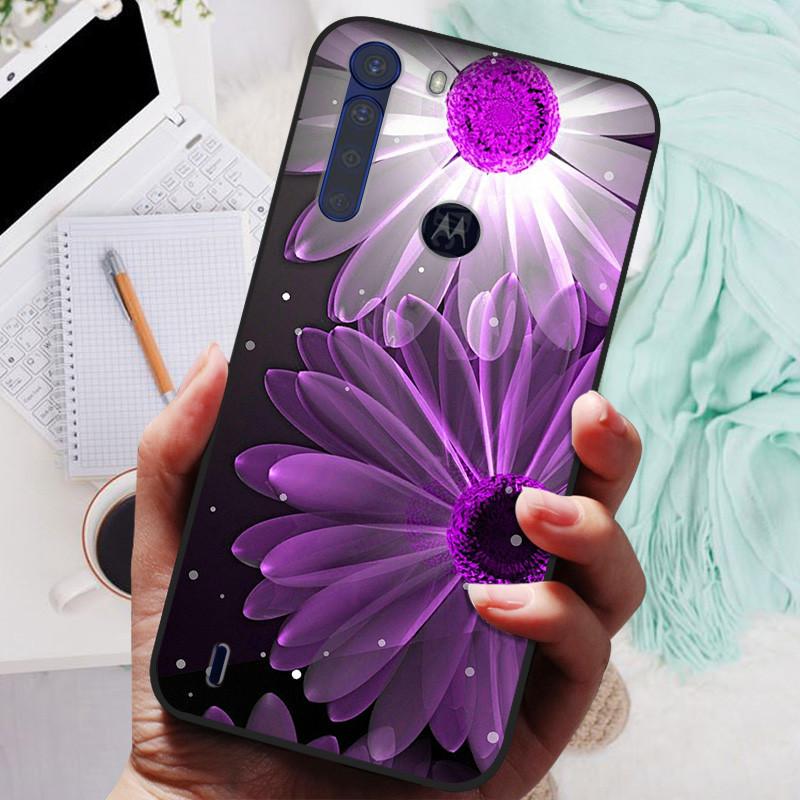 For Motorola One Fusion Case Black Bumper Soft Silicone Cover For Moto One Fusion Plus Phone Cases OneFusion Fusion+ Funda Shell
