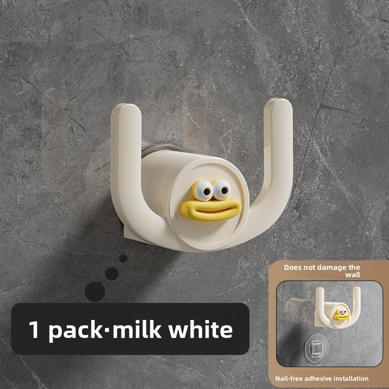 Bez wiercenia Wiszący na ścianie Bezszwowy Wielofunkcyjny Haczyk na drzwi szafki łazienkowej/akademickiej