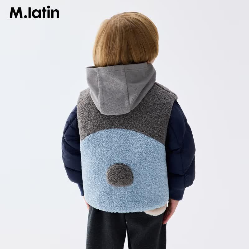 M. Latin Boys' Colorblock Short Down Jacket