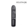 Power Window Single Switch Fit For Peugeot 207 2006-2017 Citroen C3, OE#6554QK 6554.QK Front Right Door Electric Window Lifter Control Button
