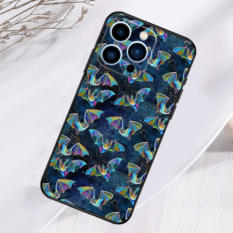 Halloween Bat Phone Case For iPhone 16 Pro Max 15 14 12 11 13 17 Pro Max Plus 12 13 Mini 16e 17 Air Cover