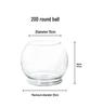Large Round Glass Fish & Turtle Tank with Mini Hydroponic Planter