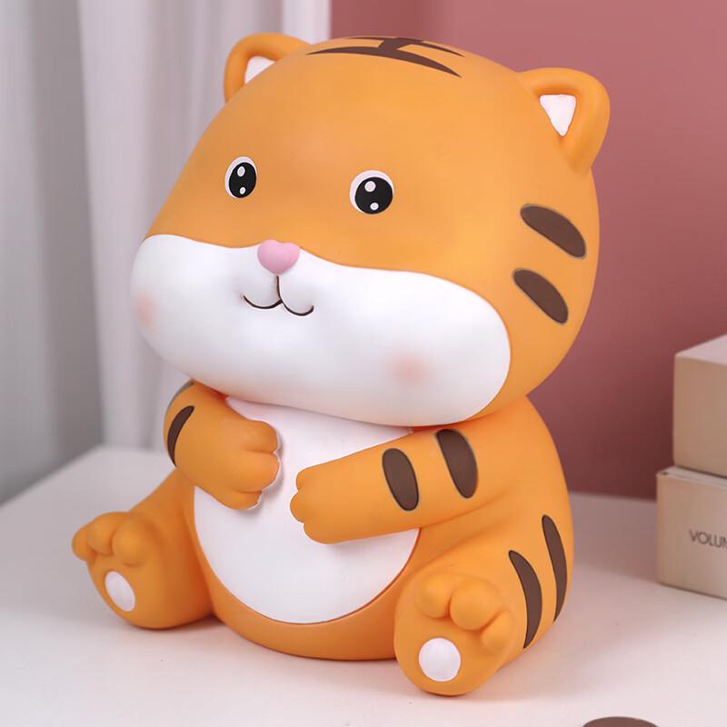 Cute Fat Tiger Anti-fall Piggy Bank