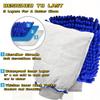 2pcs Set of Car Wash Ultra-Fine Fiber Gloves, High-Quality Ultra-Fine Fiber Washing Gloves for Car Wash Brush Without Battery