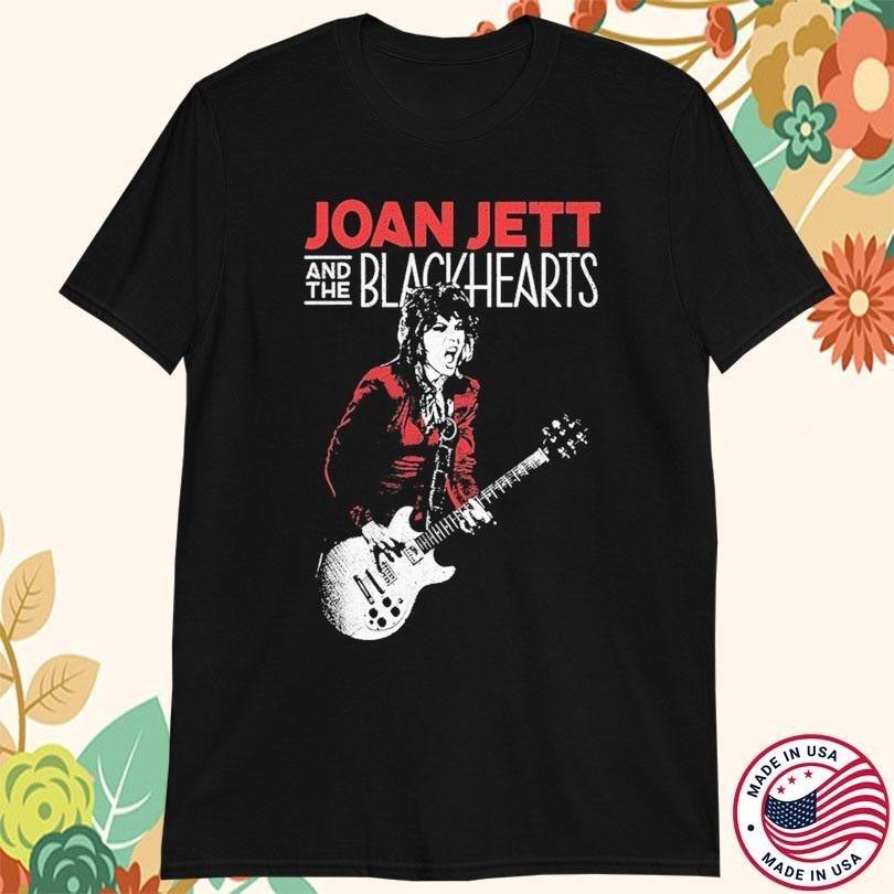 Joan Jett Singer Live In Concert Heavy Cotton T Shirt S-5XL Black TT81 Unisex T-Shirt XXXL