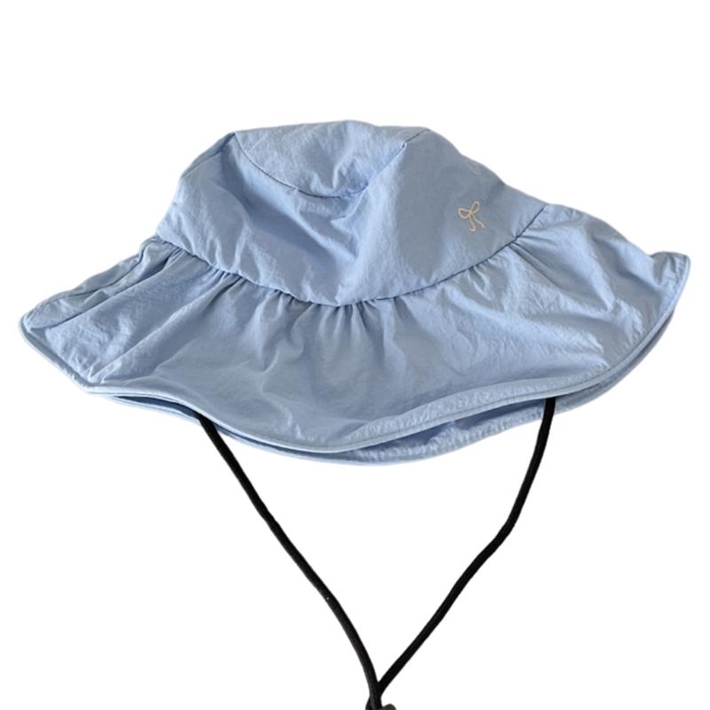 UV Protective Fishing Hat for Women Bowknot Sun Hat Quick Drying Sport Hat Breathable Outdoor Hiking Hat Climbing Hat