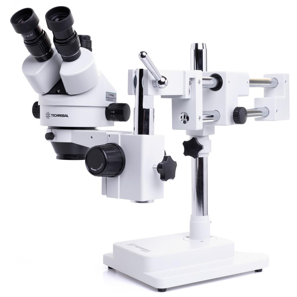Techrebal 10Hw Trinocular Stereo Microscope - White Szm7045T-Stl2
