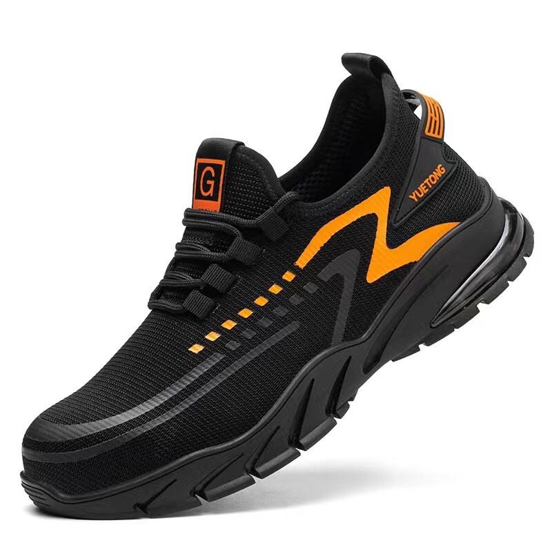 HUIZUMEI Breathable Anti-Smash Puncture-Proof Safety Shoes 36
