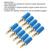 10Pcs Banana Plug 2.5mm Gold Plated Brass Solder Type Male Connector Accessory Set Kit