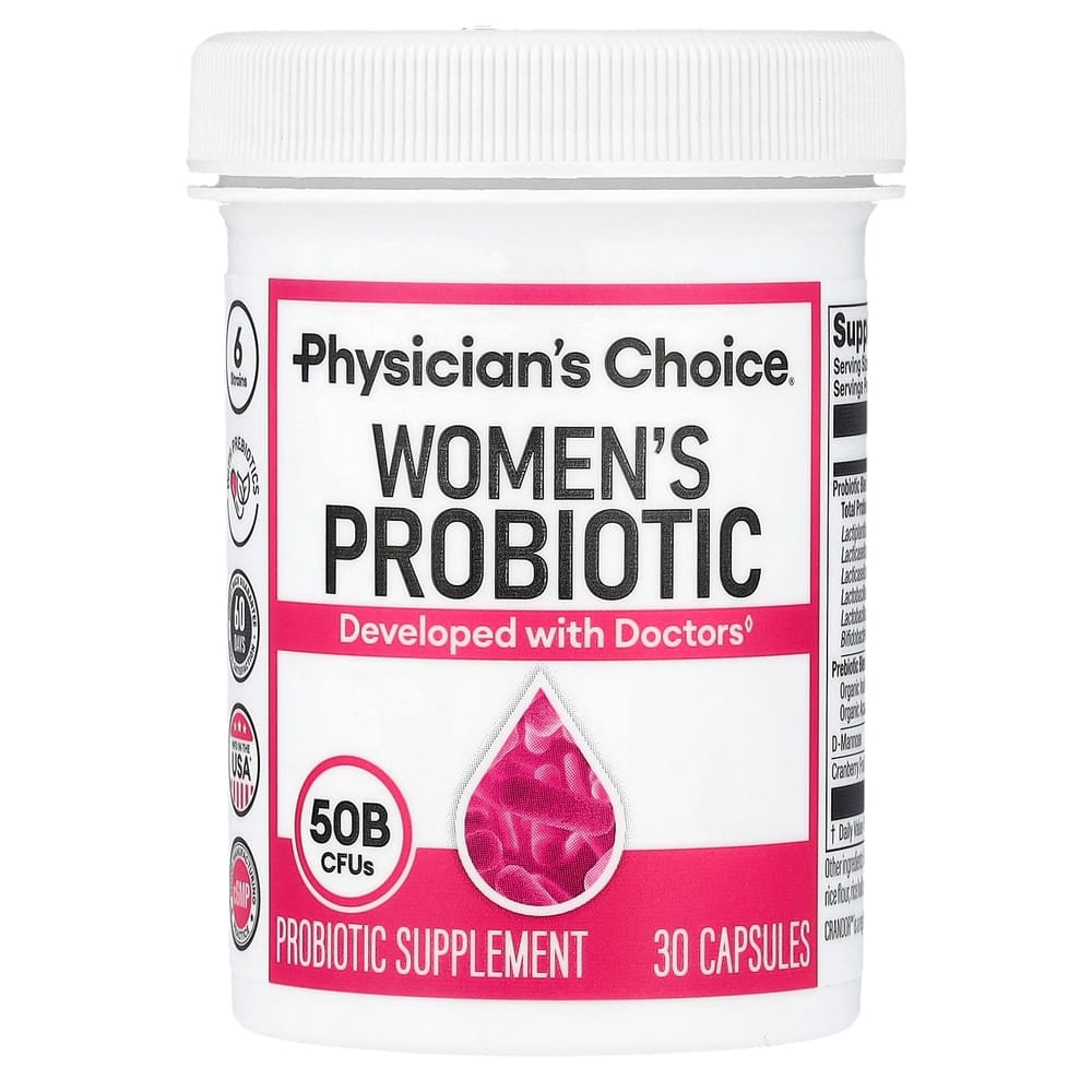 Physician's Choice Probiotika für Frauen, 50 Milliarden KBE, verzögerte Freisetzung, pflanzliche Kapseln, 30 Stück